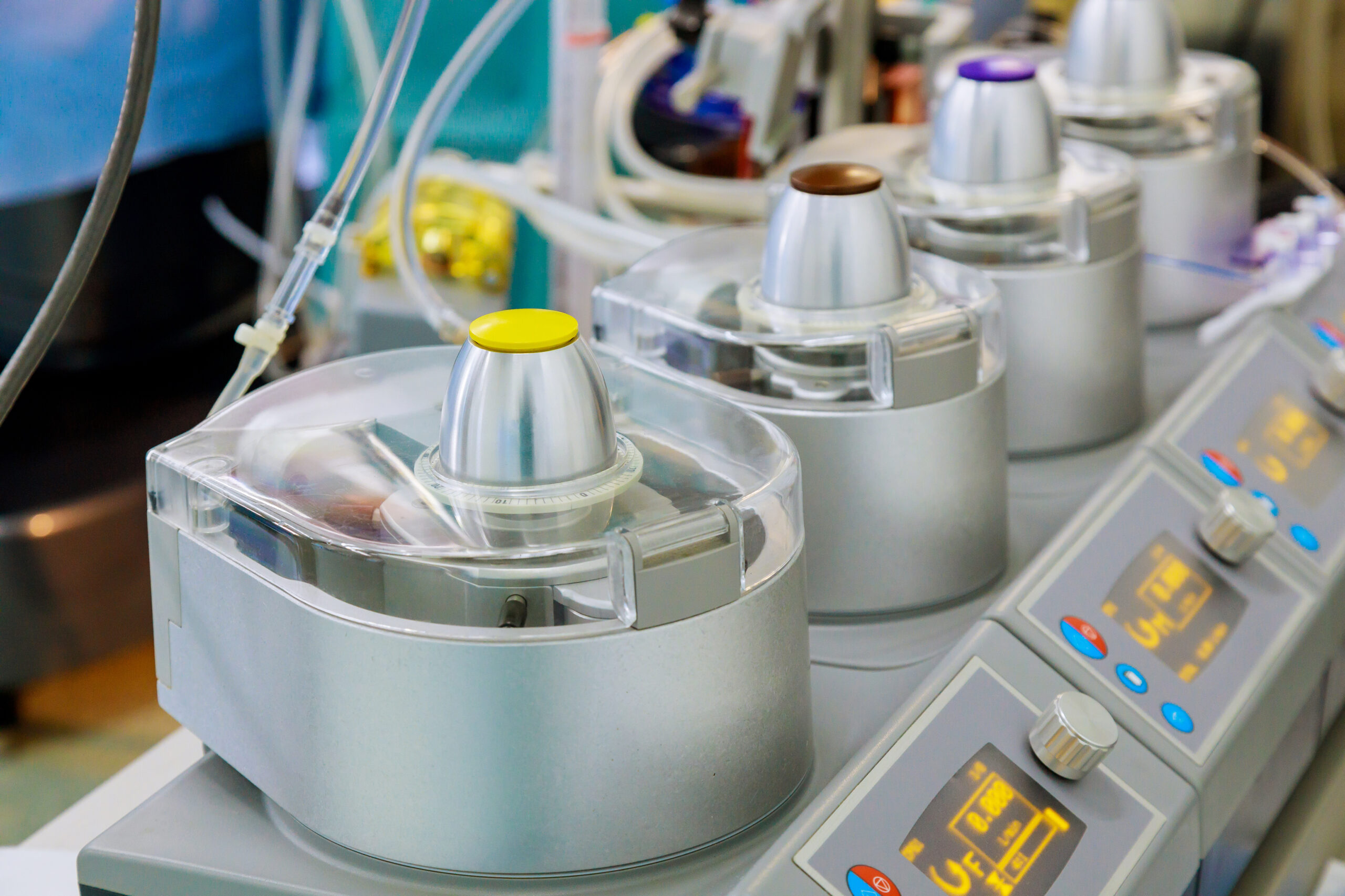 Operating room for during heart surgery lung machine in apparatus circulation blood heart